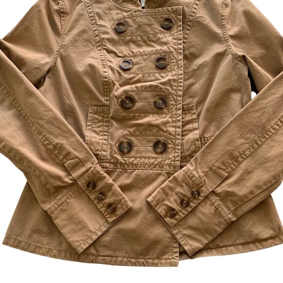 Via Penny Lane Reworked Apparel | Tupac Graphic Military Style Jacket Medium - Picture 8 of 8